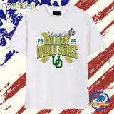 Oregon Ducks 2025 NCAA Softball Women’s College World Series Cut Off Logo T Shirt