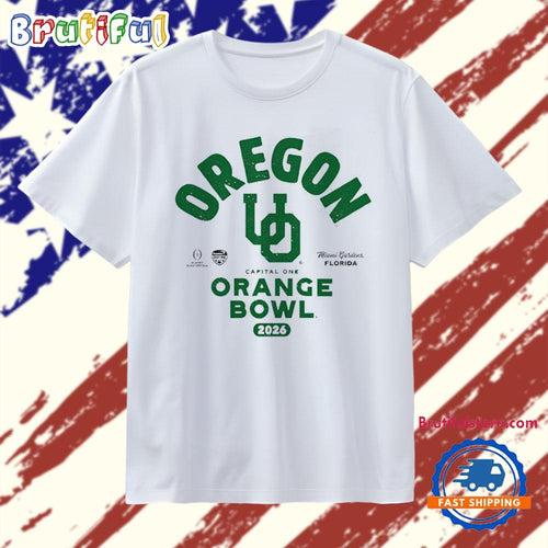 Oregon Ducks 2026 Capital One Orange Bowl Bound T Shirt