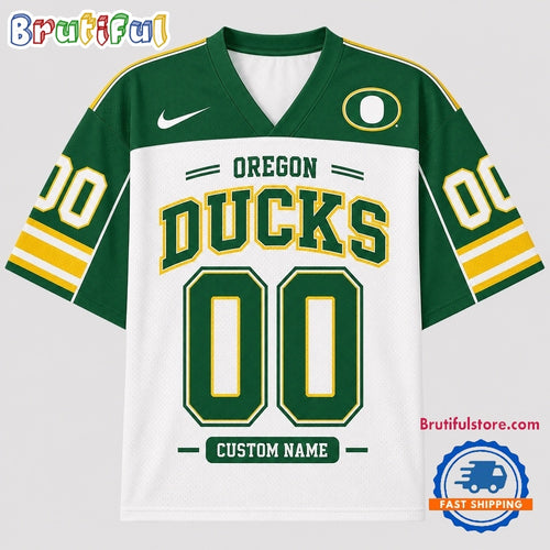 Oregon Ducks NCAA College Team Pride Personalized Football jersey