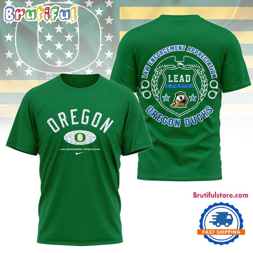 Oregon Ducks NCAA Law Appreciation Month Unisex 3D Shirt