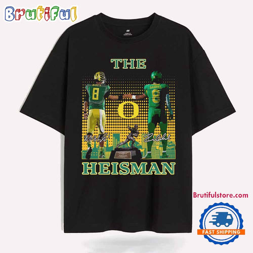 Oregon Ducks The Heisman Winner Graphics Signature T Shirt