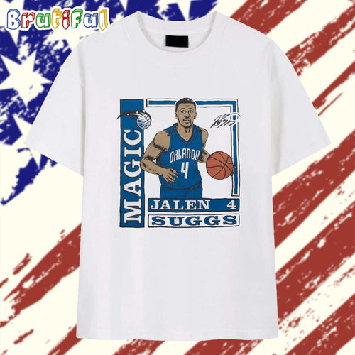 Orlando Magic Jalen Suggs #4 Caricature Signature T Shirt