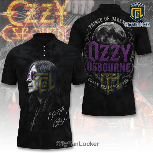 Ozzy Osbourne Prince of Darkness Polo Shirt