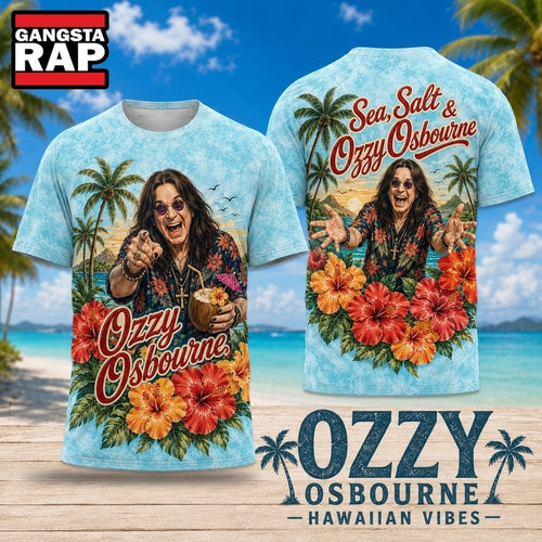 Ozzy Osbourne Sea Salt Tropical Hibiscus 2026 3D Shirt Hoodie T-Shirt