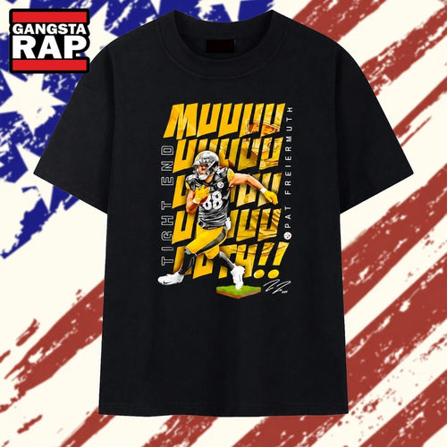 Pat Freiermuth Pittsburgh Steelers Tight End Muuuuuuth Signature T Shirt