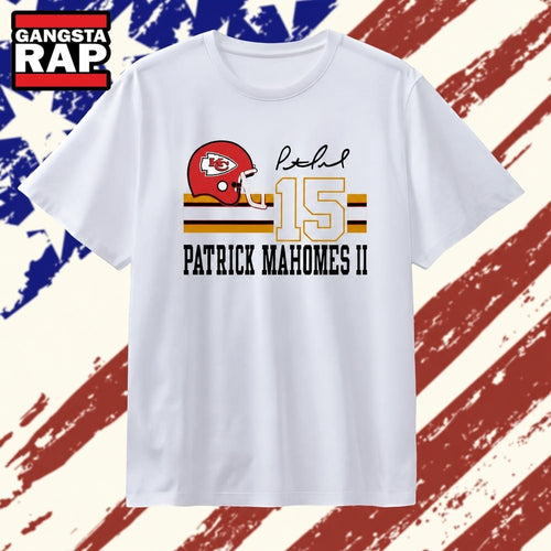 Patrick Mahomes II Kansas City Chiefs 15 signature T Shirt