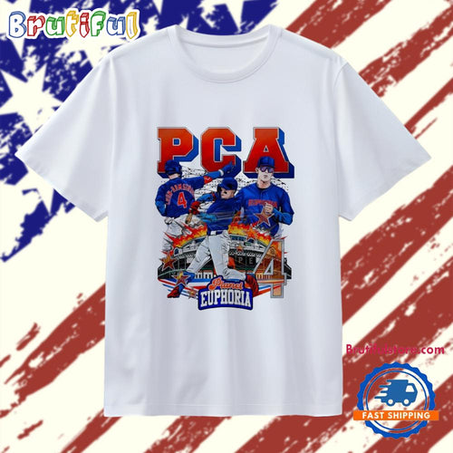 PCA Pete Crow-Armstrong #4 Chicago Cubs Comic T Shirt
