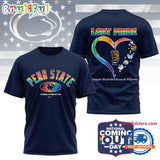 Penn State Nittany Lions 2025 NCAA National Coming Out Day LGBT Pride Unisex 3D Shirt