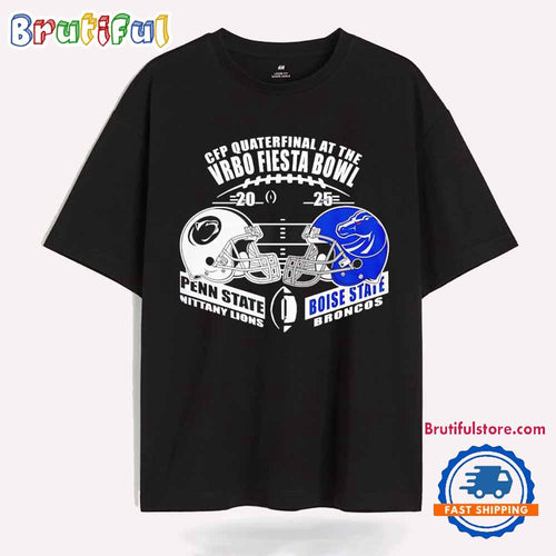 Penn State vs Boise State 2025 Cfp Vrbo Fiesta Bowl Head to Head T Shirt