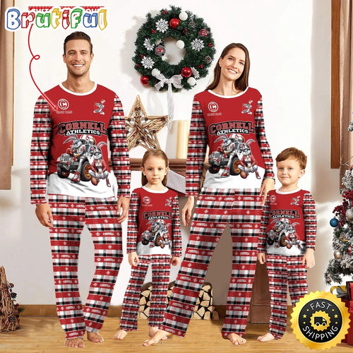 Personalized NCAA Cornell Big Red Pajamas For Family