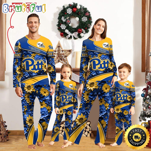 Personalized NCAA Pittsburgh Panthers Pajamas For Family Pajamas Sport Fans