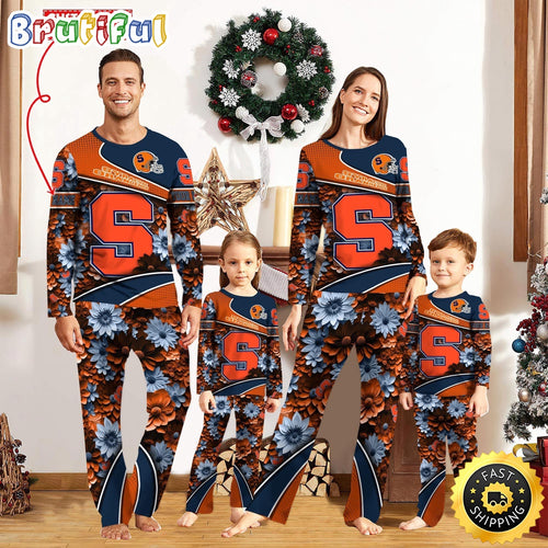 Personalized NCAA Syracuse Orange Pajamas For Family Pajamas Sport Fans