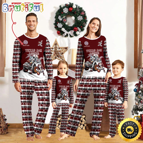 Personalized NCAA Texas A&M Aggies Pajamas For Family