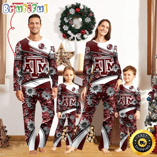 Personalized NCAA Texas A&M Aggies Pajamas For Family Pajamas Sport Fans