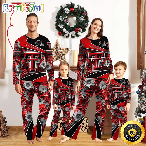 Personalized NCAA Texas Tech Red Raiders Pajamas For Family Pajamas Sport Fans