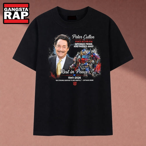Peter Cullen Voice Actor For Optimus Prime Rest In Peace Memorial T Shirt, Music 2D Shirt