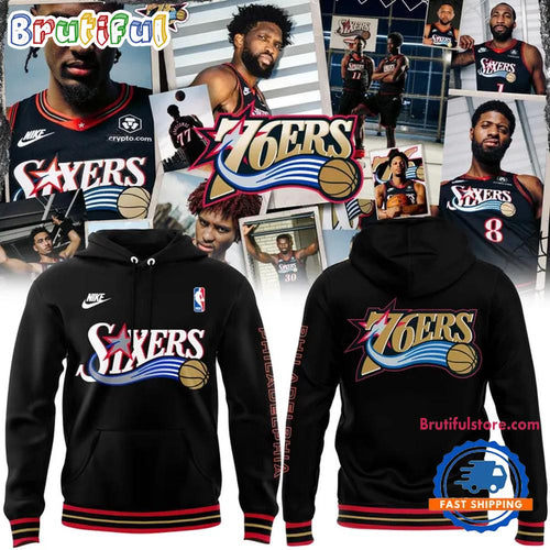 Philadelphia 76ers Back In Black 2026 Limited Edition Hoodie T-Shirt