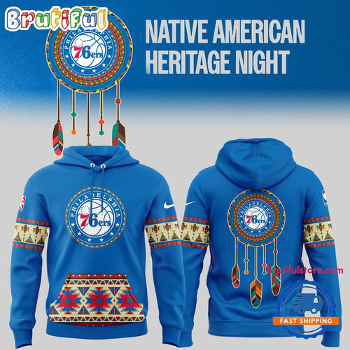 Philadelphia 76ers Native American Heritage Night Limited Edition Hoodie