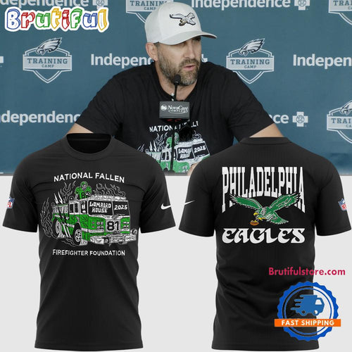 Philadelphia Eagles 2025 National Fallen Firefighters Foundation T Shirt