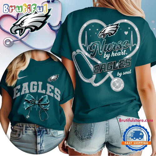 Philadelphia Eagles 2026 NFL Nurse By Heart Unisex 3D Shirt