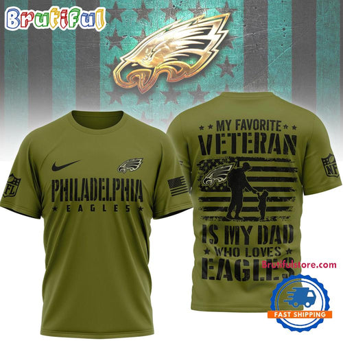 Philadelphia Eagles 2026 NFL Veteran Dad Limited Edition 3D Shirt
