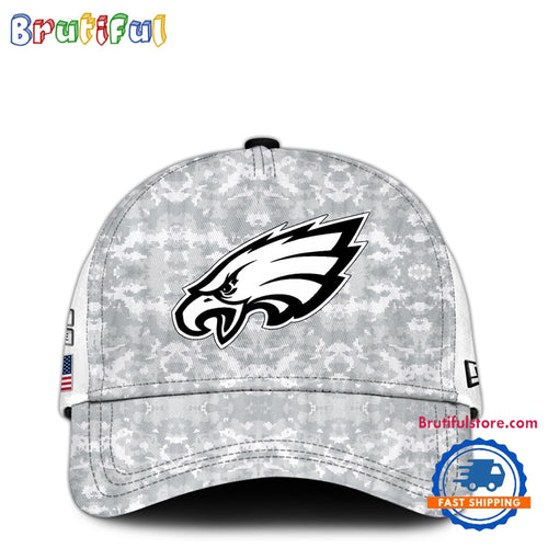 Philadelphia Eagles Camo 2024 Salute to Service Club Veterans Limited Baseball Cap