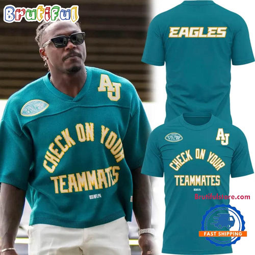Philadelphia Eagles Check On Your Teammates T Shirt