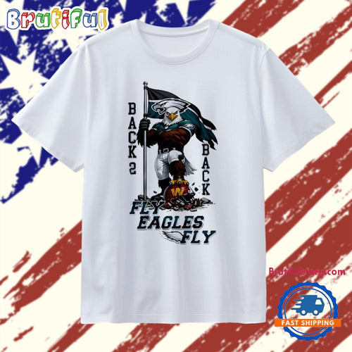 Philadelphia Eagles NFL 2025 Nfc East Champions mascot T Shirt