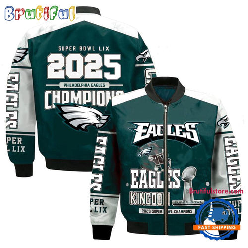 Philadelphia Eagles Super Bowl 2025 Champions Bomber Jacket