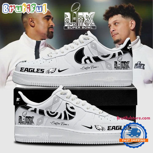 Philadelphia Eagles Super Bowl LIX Opening Night Air Force 1 Shoes Sneaker
