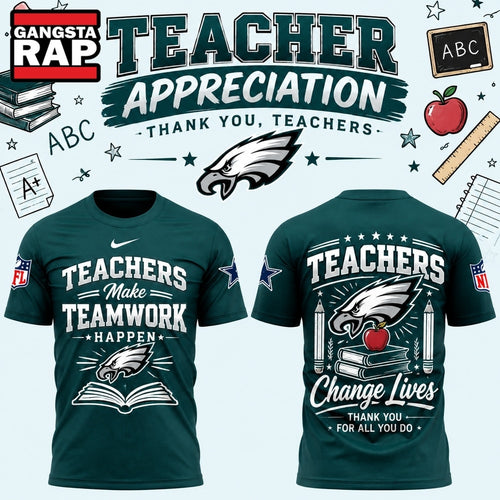 Philadelphia Eagles x Teacher Appreciation 2026 New T Shirt