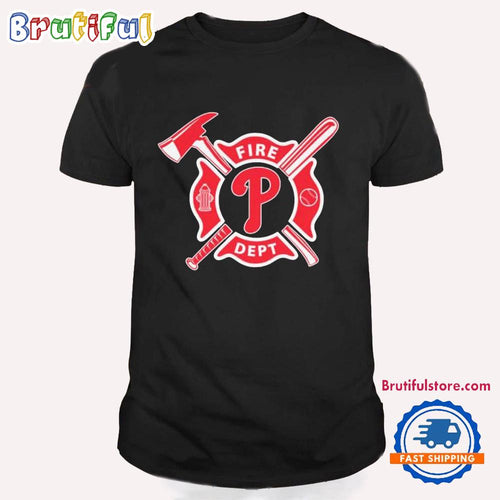Philadelphia Phillies Fire Dept T Shirt