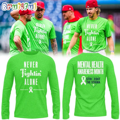Philadelphia Phillies Mental Health Awareness Month 2026 Long Sleeve Shirt