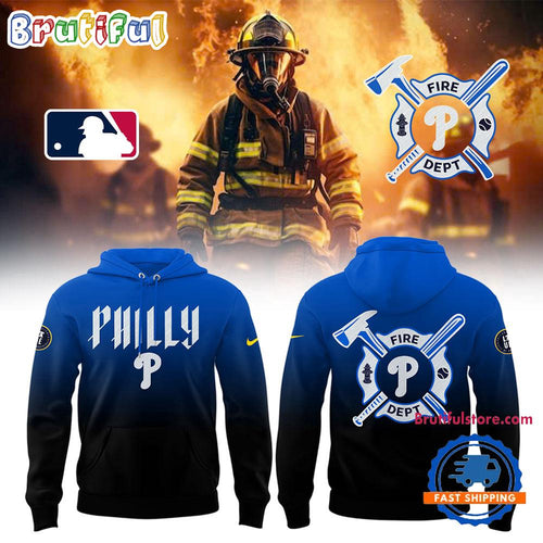 Philadelphia Phillies x Firefighter Appreciation Night 2025 Limited Hoodie T-Shirt