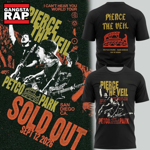 Pierce The Veil I Can’t Hear You World Tour 2026 T Shirt