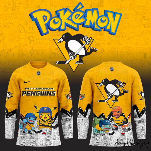 Pittsburgh Penguins x Pokémon 2025-26 Limited Hockey Jersey