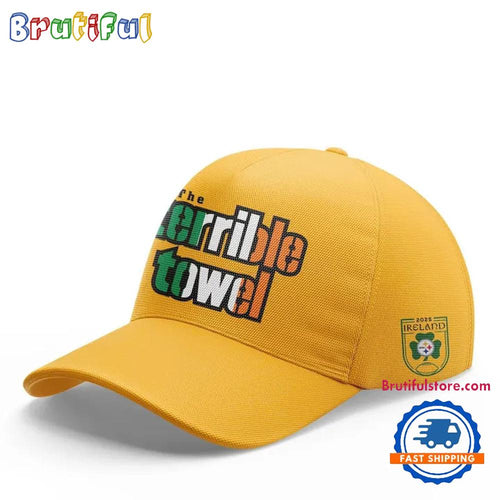 Pittsburgh Steelers 2025 Ireland game Yellow Cap