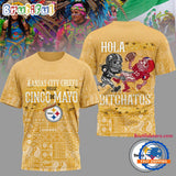 Pittsburgh Steelers 2026 NFL Hola Bitchatos Cinco De Mayo Limited Edition 3D T Shirt