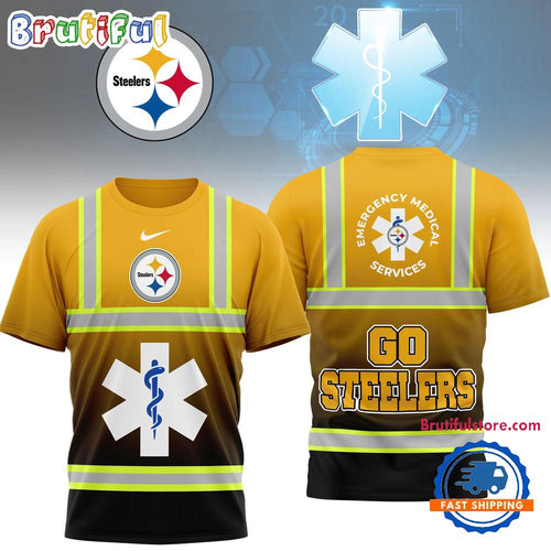 Pittsburgh Steelers 2026 NFL National EMT & Paramedic Day Special New 3D Shirt