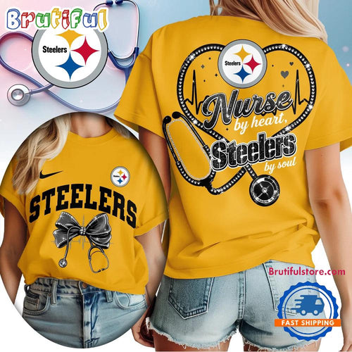 Pittsburgh Steelers 2026 NFL Nurse By Heart Unisex 3D Shirt