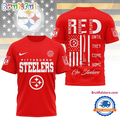 Pittsburgh Steelers 2026 NFL Red Friday Firefighter Limited Edition 3D Shirt
