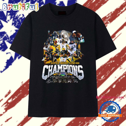 Pittsburgh Steelers 2026 Super Bowl XLIII Champions signatures T Shirt