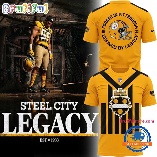 Pittsburgh Steelers New Steel City Legacy 2025 T Shirt
