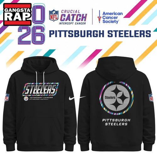 Pittsburgh Steelers NFL Crucial Catch 2026 Limited Edition Black Hoodie Shirt, Football New Design Shirt