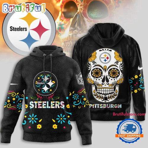 Pittsburgh Steelers NFL Dia de los Muertos Limited Editions Hoodie Shirt