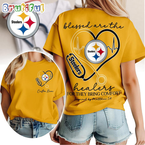 Pittsburgh Steelers NFL Heart of A Nurse Game Day Unisex 3D Shirt