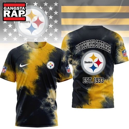 Pittsburgh Steelers NFL Sunday Legends Tie Dye 3D Shirt, Football New Design Shirt