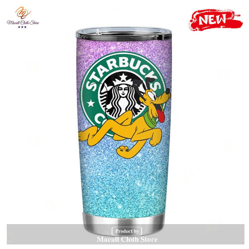 Pluto Starbucks Coffee Disney Tumbler