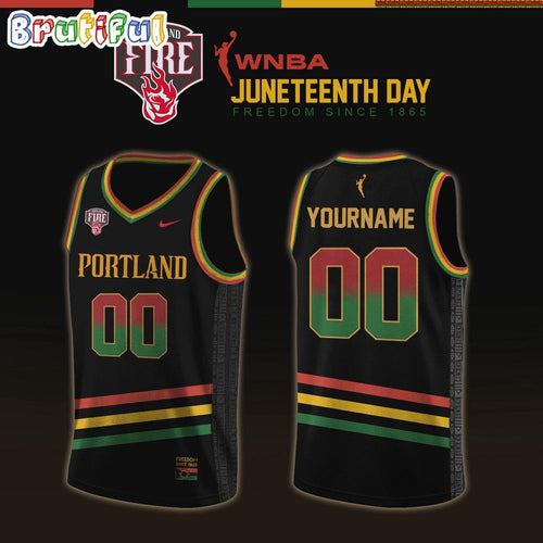 Portland Fire 2026 WNBA x Juneteenth Day Limited Edition Basebketball Jersey