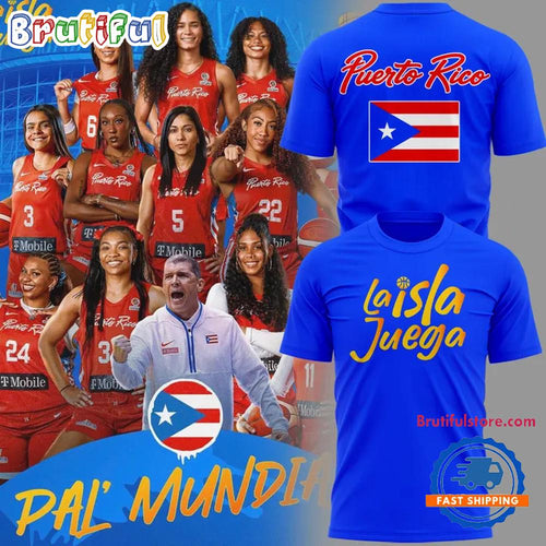 Puerto Rico Women’s Basketball Team Laisla Juega Limited Edition T Shirt
